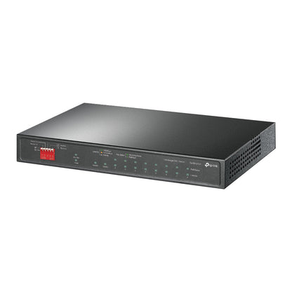 TP-Link 10 Port Gigabit Desktop Switch with 8 Port PoE+ 10/100/1000Mbps RJ45 Ethernet + SFP Slot Network Hub for IP Phone, Access Point, Router, IP CCTV Camera, NVR | TL-SG1210P, TL-SG1210PP