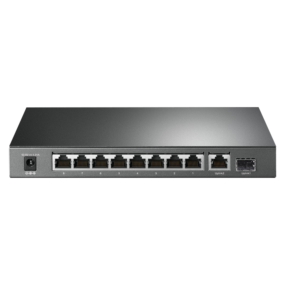 TP-Link TL-SG1210P 10 Port Gigabit Desktop Switch with 8 Port PoE+ 10/100/1000Mbps RJ45 Ethernet + SFP Slot Network Hub for IP Phone, Access Point, Router, , IP CCTV Camera, NVR | TPLINK TP LINK