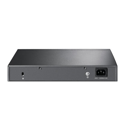 TP-Link TL-SG3210 8-Port Gigabit L2+ Managed Switch with 2 SFP Slots, 8x RJ45 Ports, Micro USB Console Port, Integration with Omada SDN Controller, Static Routing, IGMP Snooping, 802.1p/DSCP QoS, SNMP, Dual Image, IPv6