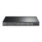 TP-Link TL-SG3428MP 28-Port Gigabit L2+ Managed Switch with 24-Port PoE+ RJ45 Ports, 4 SFP Slots, 384W PoE Power, Integration with Omada SDN Controller, Static Routing, IGMP Snooping, 802.1p/DSCP QoS, SNMP, Dual Image, IPv6