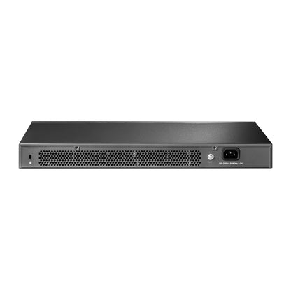 TP-Link TL-SG3428 24-Port Gigabit L2+ Managed Switch with 4 SFP Slots, 24x RJ45 Ports, Micro USB Console Ports, Integration with Omada SDN Controller, Static Routing, IGMP Snooping, 802.1p/DSCP QoS, SNMP, Dual Image, IPv6