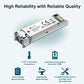 TP-Link TL-SM311LM Multi-Mode Fiber MiniGBIC Module Up to 275m / 550m Distance, LC/UPC-Type Mini-GBIC Port, Up to 1.25 Gb/s Throughput, 802.3z Fiber Channel, Work with MC200CM for Managed/Smart Switches