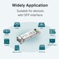 TP-Link TL-SM311LM Multi-Mode Fiber MiniGBIC Module Up to 275m / 550m Distance, LC/UPC-Type Mini-GBIC Port, Up to 1.25 Gb/s Throughput, 802.3z Fiber Channel, Work with MC200CM for Managed/Smart Switches