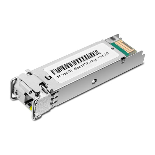 [CLEARANCE] TP-Link TL-SM321A 1000Base-BX WDM Bi-Directional SFP Module Hot Swappable Single-Mode Fiber Optic Transceiver with Up to 20 km Transmission Range TP LINK TPLINK