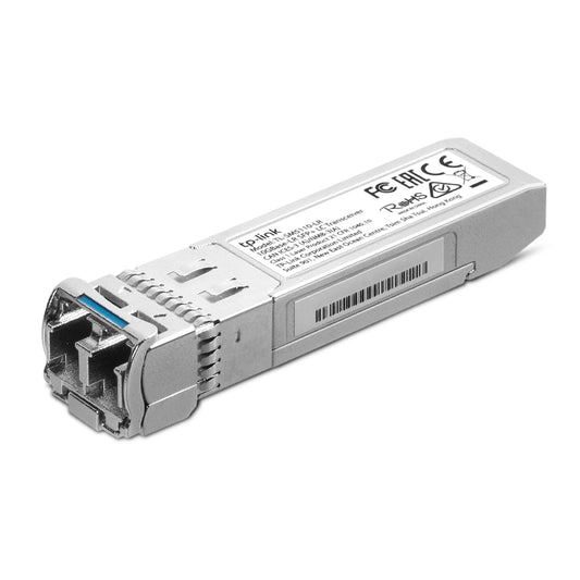 TP-Link TL-SM5110-LR 10GBase-LR SFP+ LC Transceiver Hot-Pluggable Single-Mode 10Gbps Gigabit Ethernet Fiber Optic Network with Up to 10 km Max. Cable Length TP LINK TPLINK