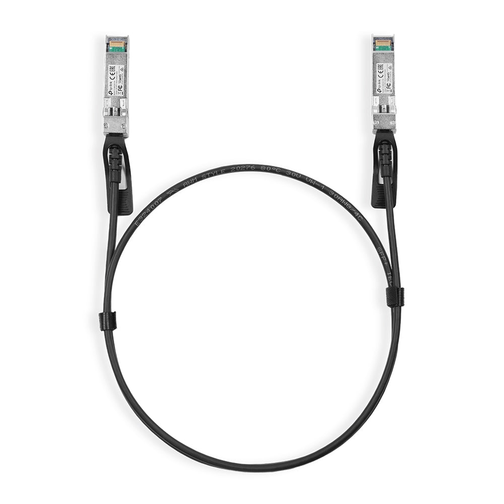 [CLEARANCE] TP-Link TL-SM5220 10G SFP+ Direct Attach Cable 1-Meter / 3-Meters with 1000Mbps Transmission Rate for Switch, NAS, Router, Server, Firewall, Network Adapter, Media Converter, Data Center TP LINK TPLINK