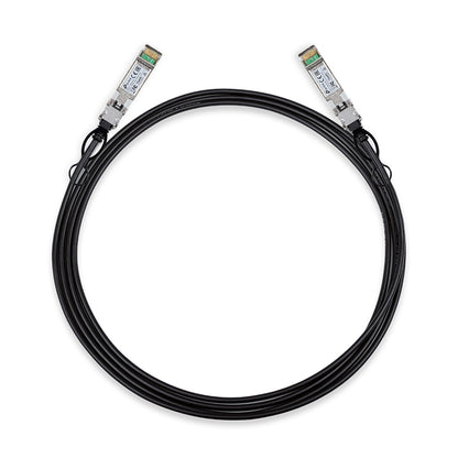 TP-Link TL-SM5220 10G SFP+ Direct Attach Cable 1-Meter / 3-Meters with 1000Mbps Transmission Rate for Switch, NAS, Router, Server, Firewall, Network Adapter, Media Converter, Data Center TP LINK TPLINK