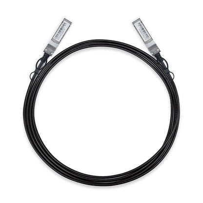 TP-Link TL-SM5220 10G SFP+ Direct Attach Cable 1-Meter / 3-Meters with 1000Mbps Transmission Rate for Switch, NAS, Router, Server, Firewall, Network Adapter, Media Converter, Data Center TP LINK TPLINK