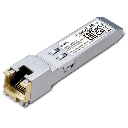 TP-Link TL-SM5310-T 10G BASE-T RJ45 to SFP+ Fiber Module - High-Speed Fiber Optic Transceiver (Hot-Pluggable) for Network Switches | TP LINK TPLINK