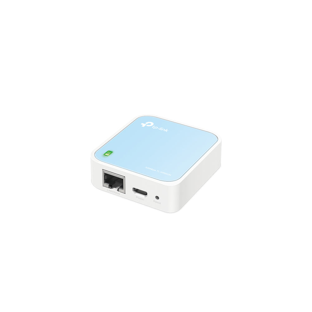 TP-Link TL-WR802N 300Mbps Wireless N Nano Pocket Router 2.4GHz with Fast Ethernet WAN/LAN Port, Micro USB 2.0 Port, Router, Access Point, Range Extender, Client, Hotspot Modes, IPv6 Ready