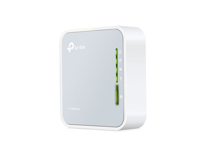 TP-Link TL-WR902AC AC750 Dual Band Wireless Wi-Fi Travel Router with 433Mbps at 5GHz, 300Mbps at 2.4GHz, Fast Ethernet WAN/LAN Port, USB 2.0 Port, Access Point, Range Extender, Client, Hotspot Modes, IPv6 Ready, 3G/4G Supported