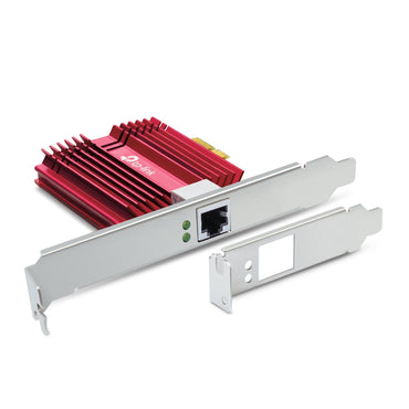 [CLEARANCE] TP-Link TX401 10 Gigabit PCIe 3.0 Network Adapter 10Gbps Multi-Speed Booster Supports Windows 11/10/8.1/8/7, Windows Servers 2019/2016/2012 R2, Linux OS TP LINK TPLINK