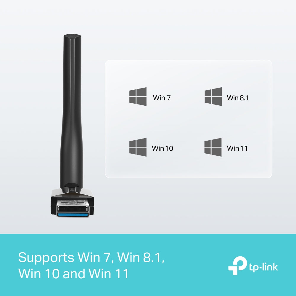 TP-Link UB500 Plus Long Range Wireless USB Adapter with USB Interface, Bluetooth 5.3 and High Performance Anten for Internet and Networking