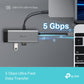 TP-Link UH9120C 9 in 1 Hub with 4K 60Hz HDMI, 2 USB-A 3.0, USB Type-C 3.0, PD100W Fast Charging, SD / TF 20MB/s Card Slots, RJ45 1Gbps Ethernet Ports, 5Gbps SuperSpeed Data Transfer, Multicompatible Plug & Play for PC Desktop Laptop