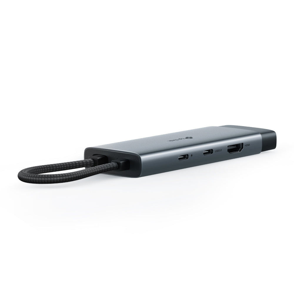 TP-Link UH9120C 9 in 1 Hub with 4K 60Hz HDMI, 2 USB-A 3.0, USB Type-C 3.0, PD100W Fast Charging, SD / TF 20MB/s Card Slots, RJ45 1Gbps Ethernet Ports, 5Gbps SuperSpeed Data Transfer, Multicompatible Plug & Play for PC Desktop Laptop