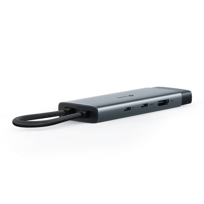 TP-Link UH9120C 9 in 1 Hub with 4K 60Hz HDMI, 2 USB-A 3.0, USB Type-C 3.0, PD100W Fast Charging, SD / TF 20MB/s Card Slots, RJ45 1Gbps Ethernet Ports, 5Gbps SuperSpeed Data Transfer, Multicompatible Plug & Play for PC Desktop Laptop