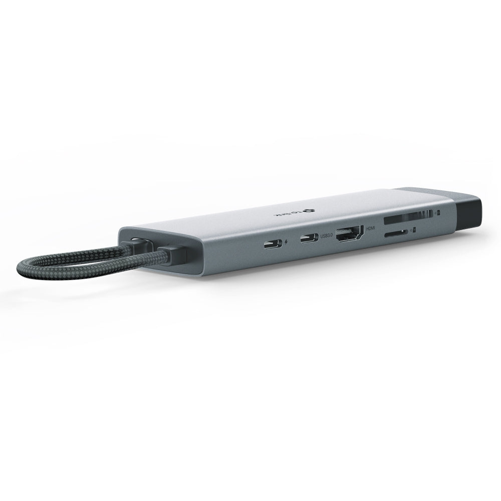 TP-Link UH9120C 9 in 1 Hub with 4K 60Hz HDMI, 2 USB-A 3.0, USB Type-C 3.0, PD100W Fast Charging, SD / TF 20MB/s Card Slots, RJ45 1Gbps Ethernet Ports, 5Gbps SuperSpeed Data Transfer, Multicompatible Plug & Play for PC Desktop Laptop