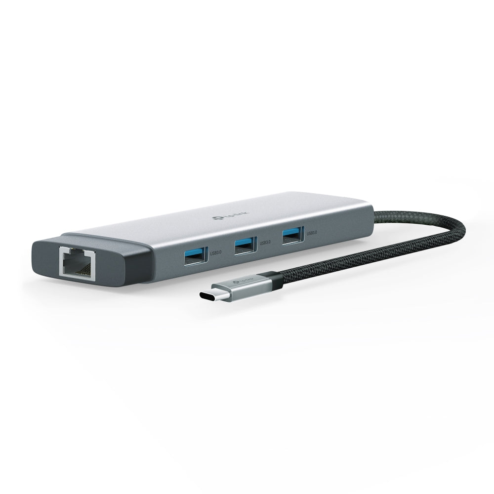 TP-Link UH9120C 9 in 1 Hub with 4K 60Hz HDMI, 2 USB-A 3.0, USB Type-C 3.0, PD100W Fast Charging, SD / TF 20MB/s Card Slots, RJ45 1Gbps Ethernet Ports, 5Gbps SuperSpeed Data Transfer, Multicompatible Plug & Play for PC Desktop Laptop
