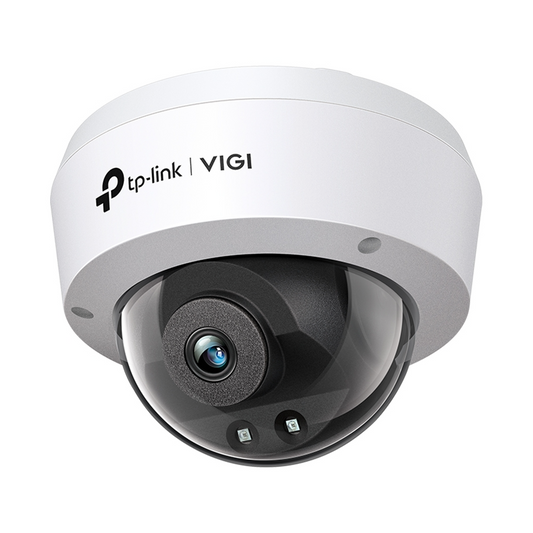 TP-Link VIGI C240I 4MP IR Dome Network CCTV Camera 2K QHD (2.8mm) Ceiling/Wall Mounting with Human/Vehicle Classification, Smart Detection, IK10 Vandal Proof & IP67 Waterproof, 12V DC/PoE, Remote Monitoring