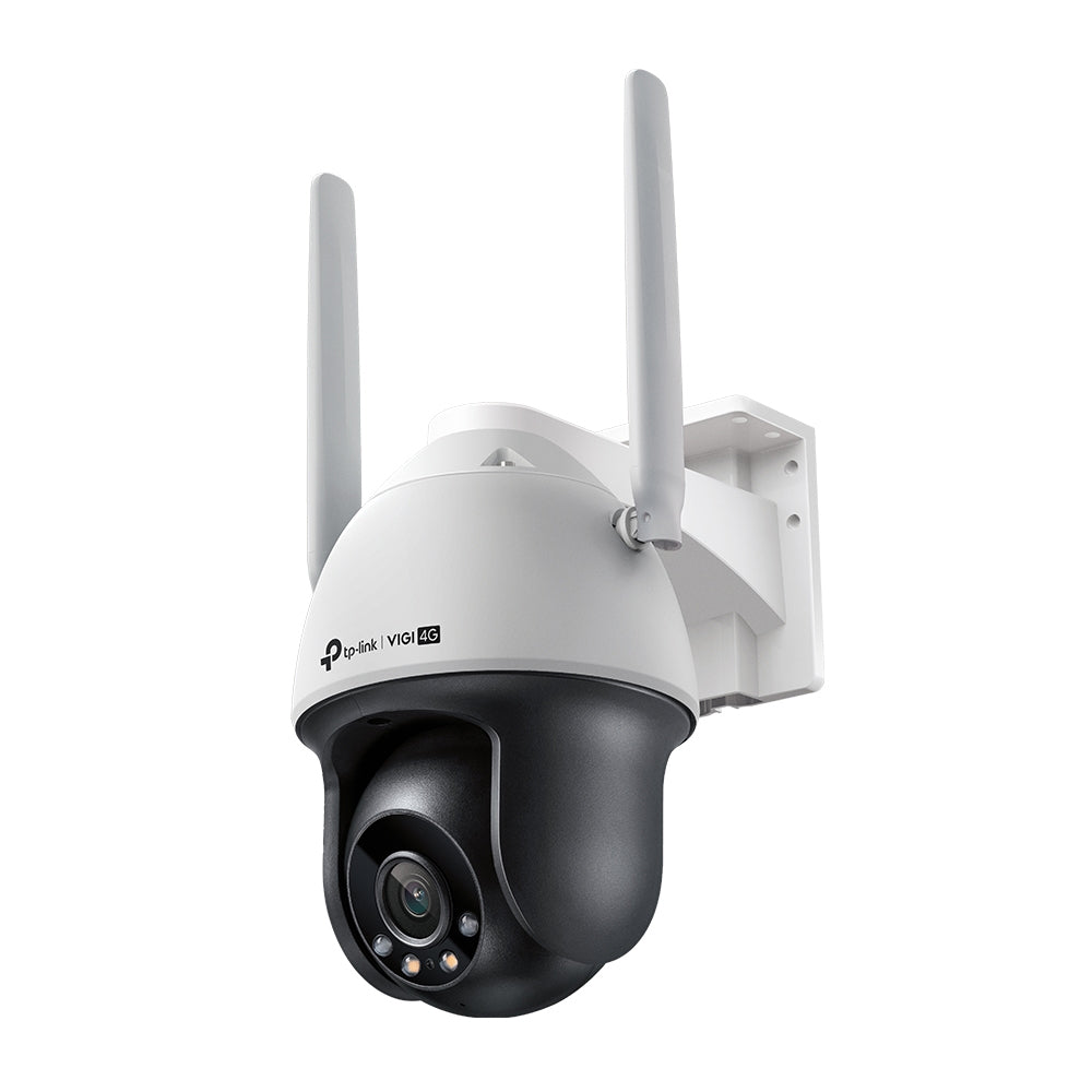 TP-Link VIGI C540-4G Full Color 4 Megapixel 4MM Outdoor Pan & Tilt Network Security Surveillance Camera IP66 Water Resistant w/ SMART Detection, Onboard Storage, 2-Way Audio, ONVIF Support, Wired Wireless Networking and H.265+ Video Coding