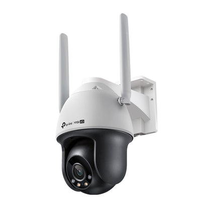 TP-Link VIGI C540-4G Full Color 4 Megapixel 4MM Outdoor Pan & Tilt Network Security Surveillance Camera IP66 Water Resistant w/ SMART Detection, Onboard Storage, 2-Way Audio, ONVIF Support, Wired Wireless Networking and H.265+ Video Coding