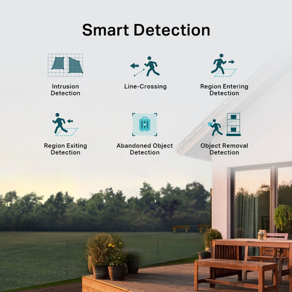 TP-Link VIGI C540V Outdoor Full Color 4 Megapixel Dual Lens 3x Zoom Pan & Tilt Network Security Night Vision Surveillance Camera IP66 Waterproof w/ SMART Detection, Onboard Storage, Instant Zoom, 2-Way Audio and H.265+ Video Coding