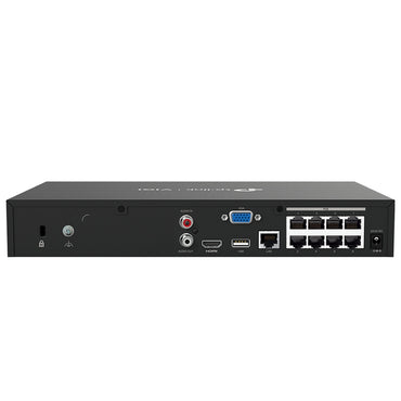TP-Link ViGI NVR1008H-8P 8 Channel Live View PoE+ Network Video Recorder 4K Output, 24/7 Recording, H.265 Video Coding, ONVIF and SMART Detection, Rack Mountable Max 10TB Storage with Remote Monitoring for Security and Live Surveillance