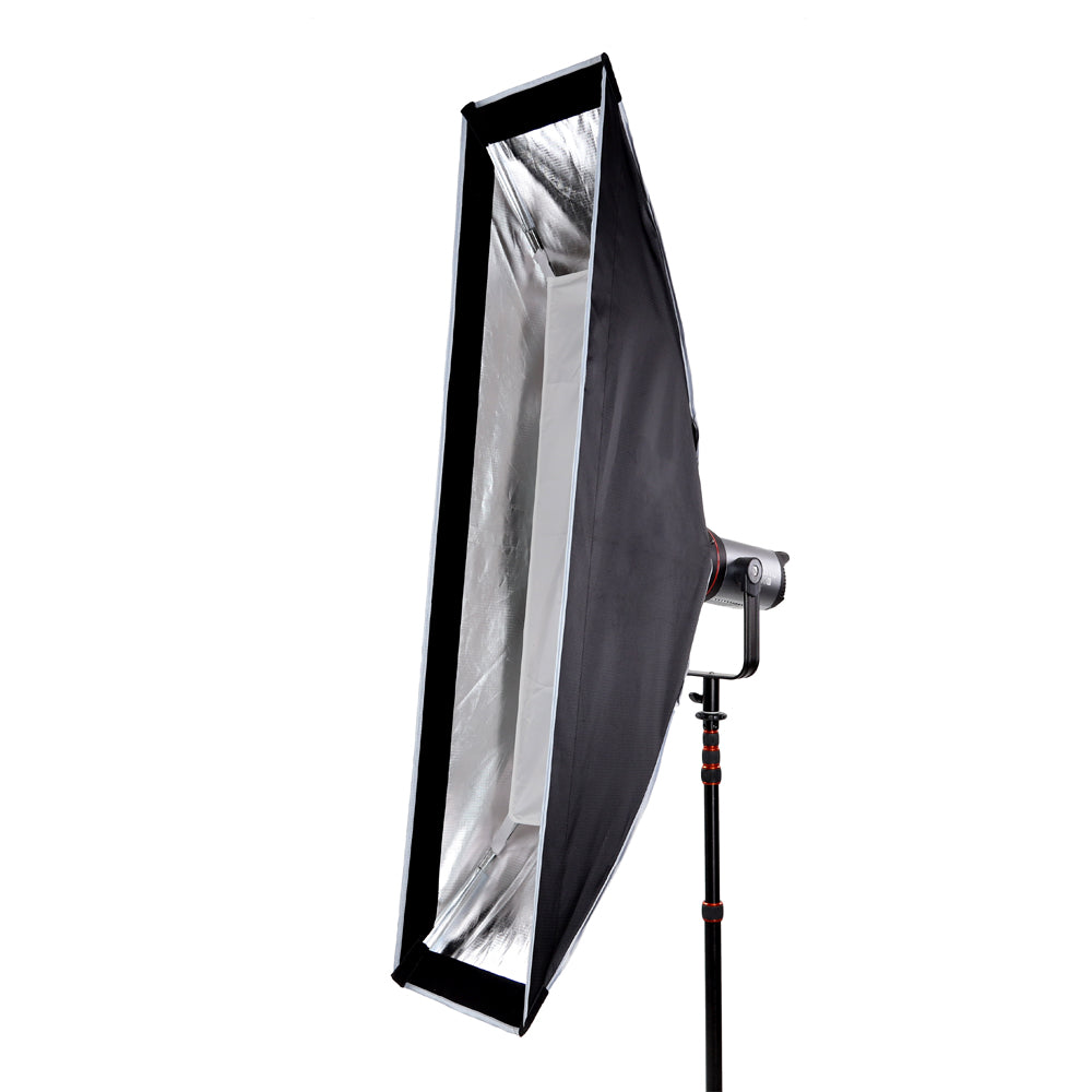 Triopo 20 x 90cm / 30 x 120cm / 60 x 90cm Rectangular Quick Collapsible Bowens Mount Softbox, Strip Box with Beam Grid for Studio Light, Camera Photography & Videography