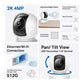 TP-Link Tapo C222 / C220 2K QHD / C200C 1080p Full HD Home CCTV WIFI Camera with 360° Pan / 114° Tilt, Night Vision, Smart AI Motion Detection, 2-Way Audio and 512GB MicroSD Slot for Home Security