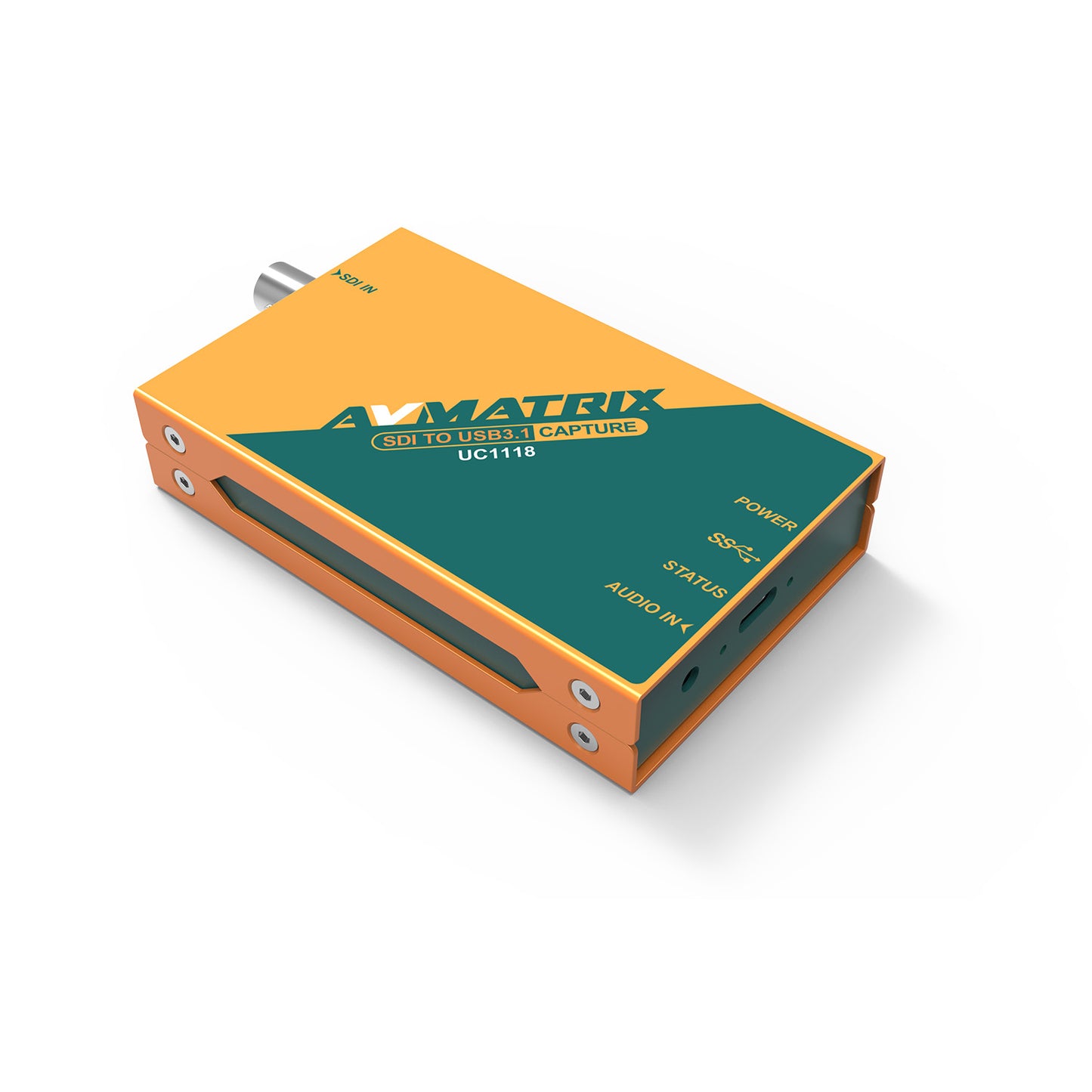AVMatrix Uncompressed Video Capture UC1118 SDI / UC1218 HDMI / UC2018 HDMI/SDI to USB3.1 Type C with Auto Input Signal Detection, Up to 1080p60, Rate Up to 200MB/s via USB 3.1 Gen1 for Windows, Linux, macOS