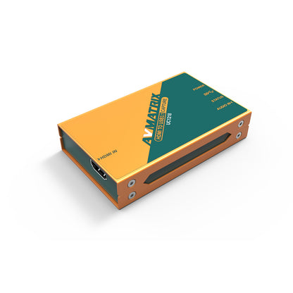 AVMatrix Uncompressed Video Capture UC1118 SDI / UC1218 HDMI / UC2018 HDMI/SDI to USB3.1 Type C with Auto Input Signal Detection, Up to 1080p60, Rate Up to 200MB/s via USB 3.1 Gen1 for Windows, Linux, macOS
