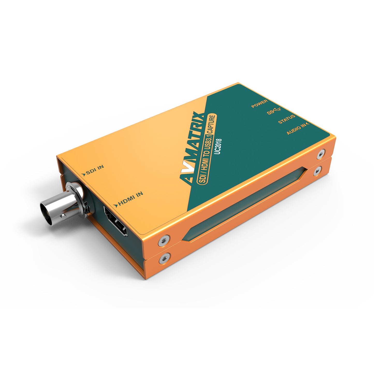 AVMatrix Uncompressed Video Capture UC1118 SDI / UC1218 HDMI / UC2018 HDMI/SDI to USB3.1 Type C with Auto Input Signal Detection, Up to 1080p60, Rate Up to 200MB/s via USB 3.1 Gen1 for Windows, Linux, macOS