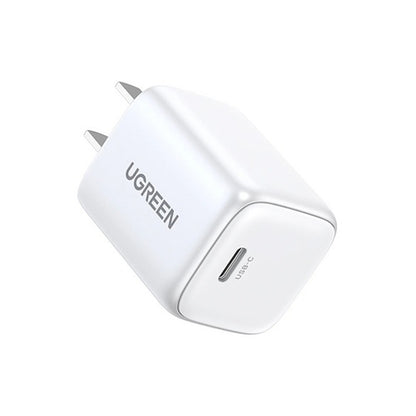 UGREEN Nexode 30W USB C Mini GaN Charger - Fast Charging Wall Adapter for iPhone Pro Max, iPad Air Mini Pro, Huawei, Samsung Galaxy Plus Ultra, Google Pixel, Android Smartphone, Tablet | 15329
