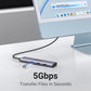 UGREEN Revodok 5-in-1 Multifunctional USB C Hub with 4K UHD HDMI, 100W PD Fast Charger, 2x 480Mbps USB A 2.0, 5Gbps USB A 3.0 for MacBook, iMac, PC, Laptop, etc. - Supports Windows, macOS, Linux | 15495