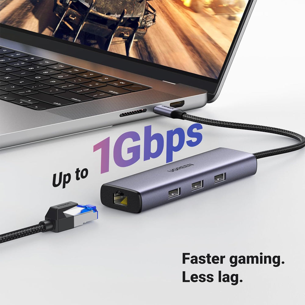 UGREEN Revodok 5-in-1 USB-C Hub with 4K HDMI, 100W Power Delivery Unboxing  