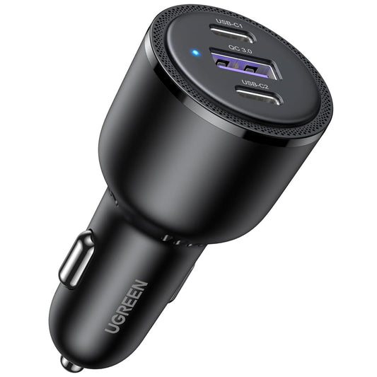 UGREEN 69W PD 3 Port Type C / USB A Fast Car Charger for Mobile Phone Quick Car Charger | 20467