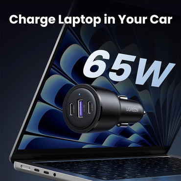 UGREEN 69W PD 3 Port Type C / USB A Fast Car Charger for Mobile Phone Quick Car Charger | 20467
