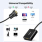 UGREEN 1080p HDMI Female to VGA Male Video Converter Adapter Cable with Micro USB & 3.5mm Audio Port, Gold Plated Connectors, Multi-Layer Shielding for PC, Desktop Computer, Laptop, HD TV, Display Monitor, Projector, etc. | 20694