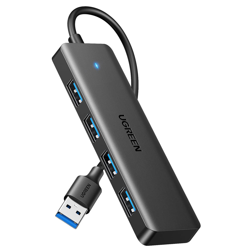 UGREEN USB 3.0 HUB 4-Port High-Speed Portable Splitter & Extension Data Hub Connector for Laptops & Desktop Computers - Windows, macOS, Linux & Chrome OS | CM219