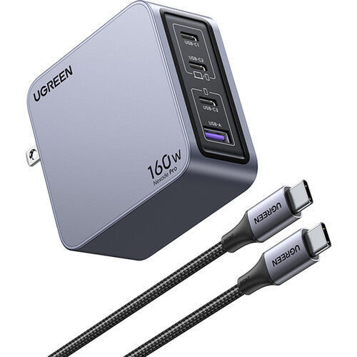 UGREEN Nexode Pro 160W 4-Port GaN Fast Charger with PD 100W USB
