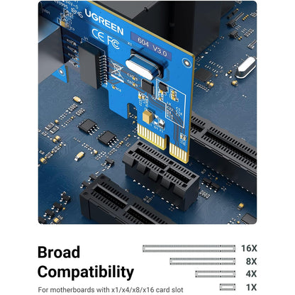 [CLEARANCE] UGREEN US230 PCI Express card Gigabit Network Ethernet with 10 100 1000 MBbps RJ45 LAN Adapter for Desktop, Computer | 30771