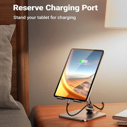 UGREEN Adjustable Aluminum Tablet & Phone Holder Stand for iPad, iPhone, Galaxy Tab, Ereader Pad, etc. | 40393