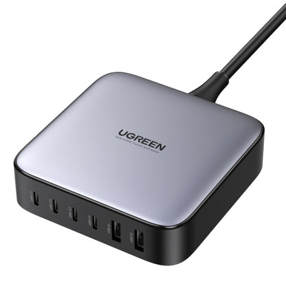 [CLEARANCE] UGREEN Nexode 200W 6 Port GaN PD Fast Charge Desktop Charger Charging Station with USB Type C Male to Male Charging Cable (1m), USB C & USB A Ports for Laptop, Tablet, Phone, Camera, iPhone, iPad, MacBook, Apple, Android Smartphone | 40913