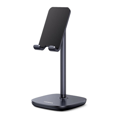 [CLEARANCE] UGREEN Adjustable Desk Phone Holder Stand with Weighted Base for iPhone, Samsung Galaxy, Huawei, Oppo, Vivo, Xiaomi, Android Smartphone, etc. (Black) | 60324