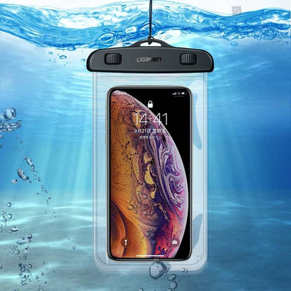 [CLEARANCE] UGREEN Waterproof Phone Dry Pouch Case for iPhone Plus Pro Max, Android Smartphone, Samsung Galaxy Plus Ultra, Huawei, Xiaomi - Mobile Phone Accessories | 60959