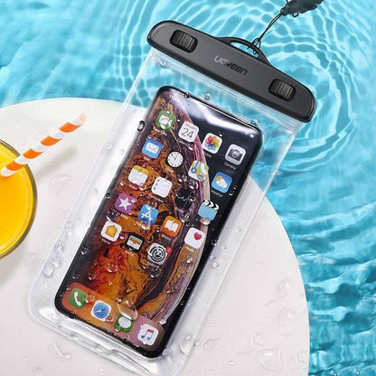 [CLEARANCE] UGREEN Waterproof Phone Dry Pouch Case for iPhone Plus Pro Max, Android Smartphone, Samsung Galaxy Plus Ultra, Huawei, Xiaomi - Mobile Phone Accessories | 60959