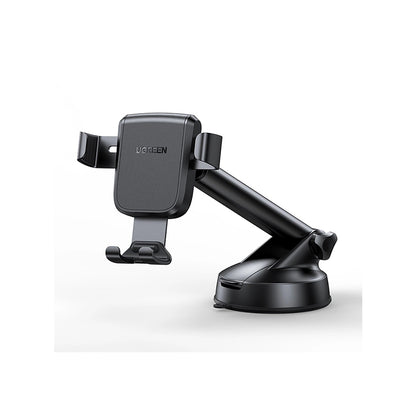 [CLEARANCE] UGREEN Universal Car Gravity Phone Holder with Windshield / Dashboard Mount Suction Cup, Holds 10kg Weight Capacity and Cradle Long Arm with 360 Degrees Adjustable Multi-Angle View for 4.4"-7" Smartphones | 60990B