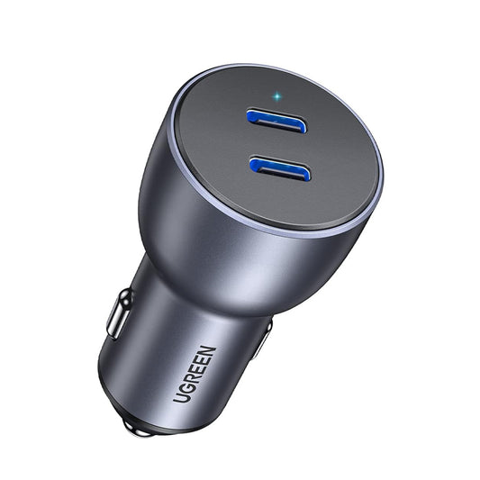 UGREEN 40W 2 Port USB Type C PD Fast Charging Universal Car Charger for Powered Car Accessories, Electronics, Gadgets, Mobile Phone and Tablet | 70594