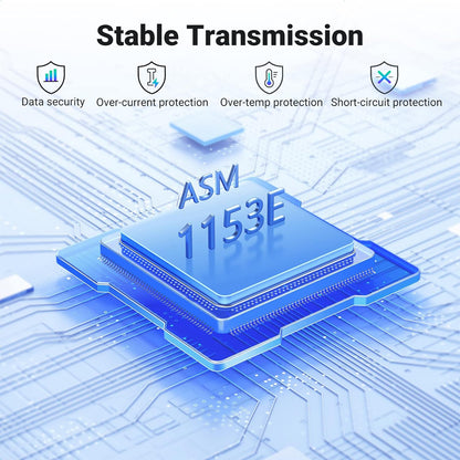 [CLEARANCE] UGREEN SATA III to USB C 3.1 Gen 1 Adapter Cable with 5Gbps Data Transfer Rate for 2.5" SSD & Hard Disk Drive to PC, Desktop Computer, Laptop, TV, etc. - Supports Windows, macOS, Linux, Chrome OS | 70610