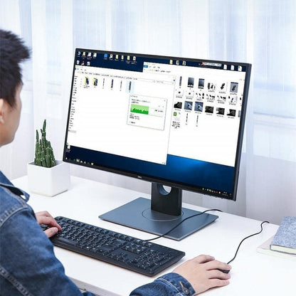 [CLEARANCE] UGREEN 15 Meters CAT8 RJ45 Ethernet Patch Network Cable with 40Gbps Data Transmission Speed, 2000Mhz Bandwidth, 26AWG S/FTP for Computers, PC, Laptop, Routers, Switch, Modems, Hubs, Network Adapters, Printers & Game Consoles | 80727